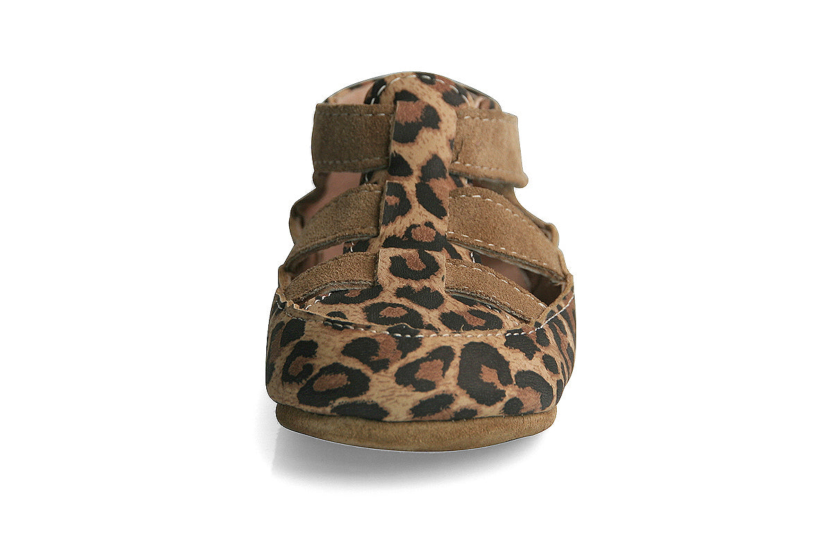 Obex Helis Kinder Hausschuhe - Leopardenmuster