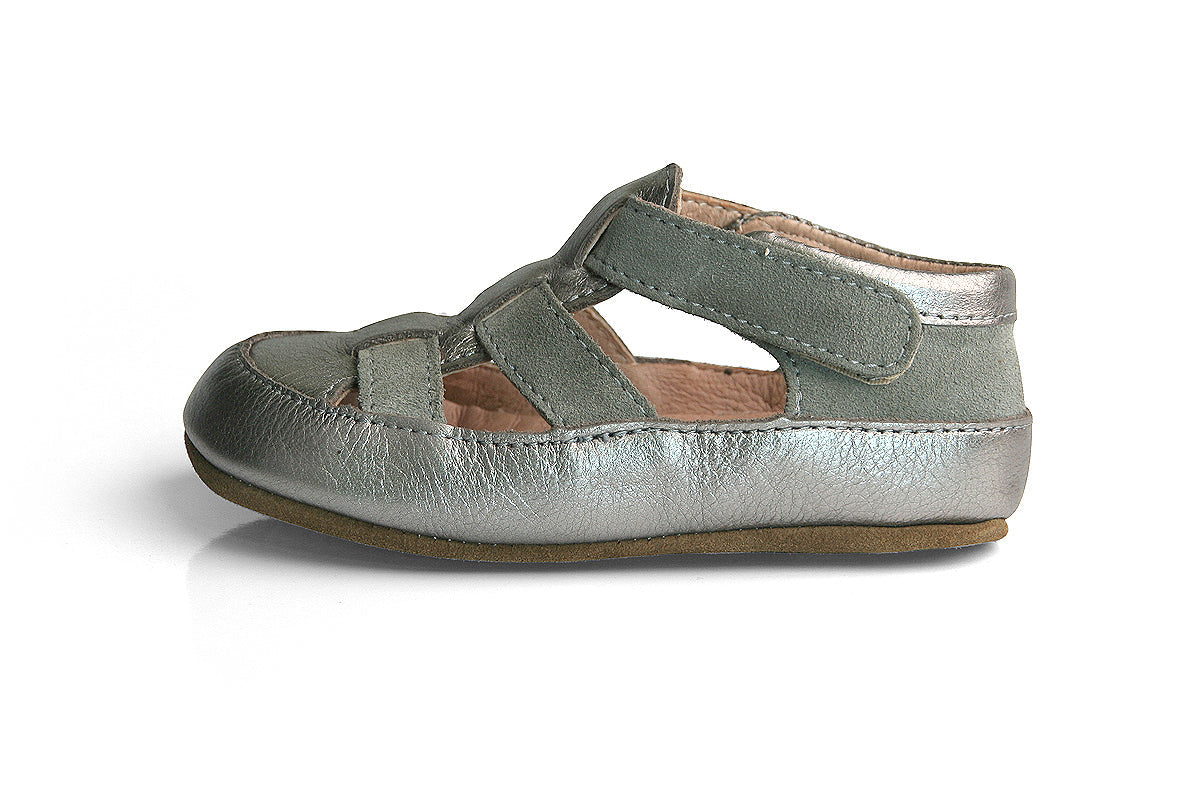 Obex Helis Kinder Hausschuhe - Silber