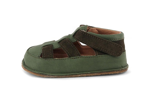 Obex Helis Kinder Sandalen - Waldgrün