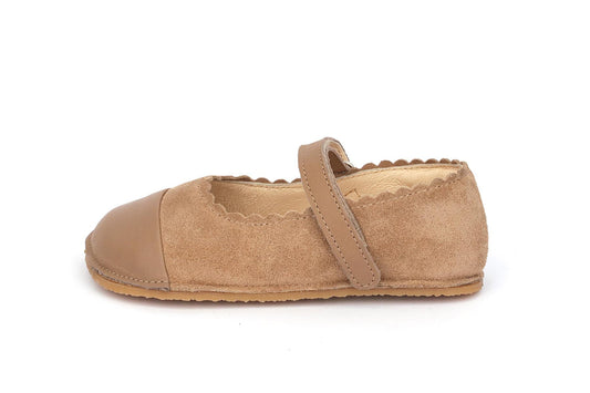 Obex Balerinas Sandalen Kinder - Keksbraun