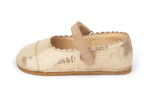 Obex Balerinas Sandalen Kinder - Champagnergold
