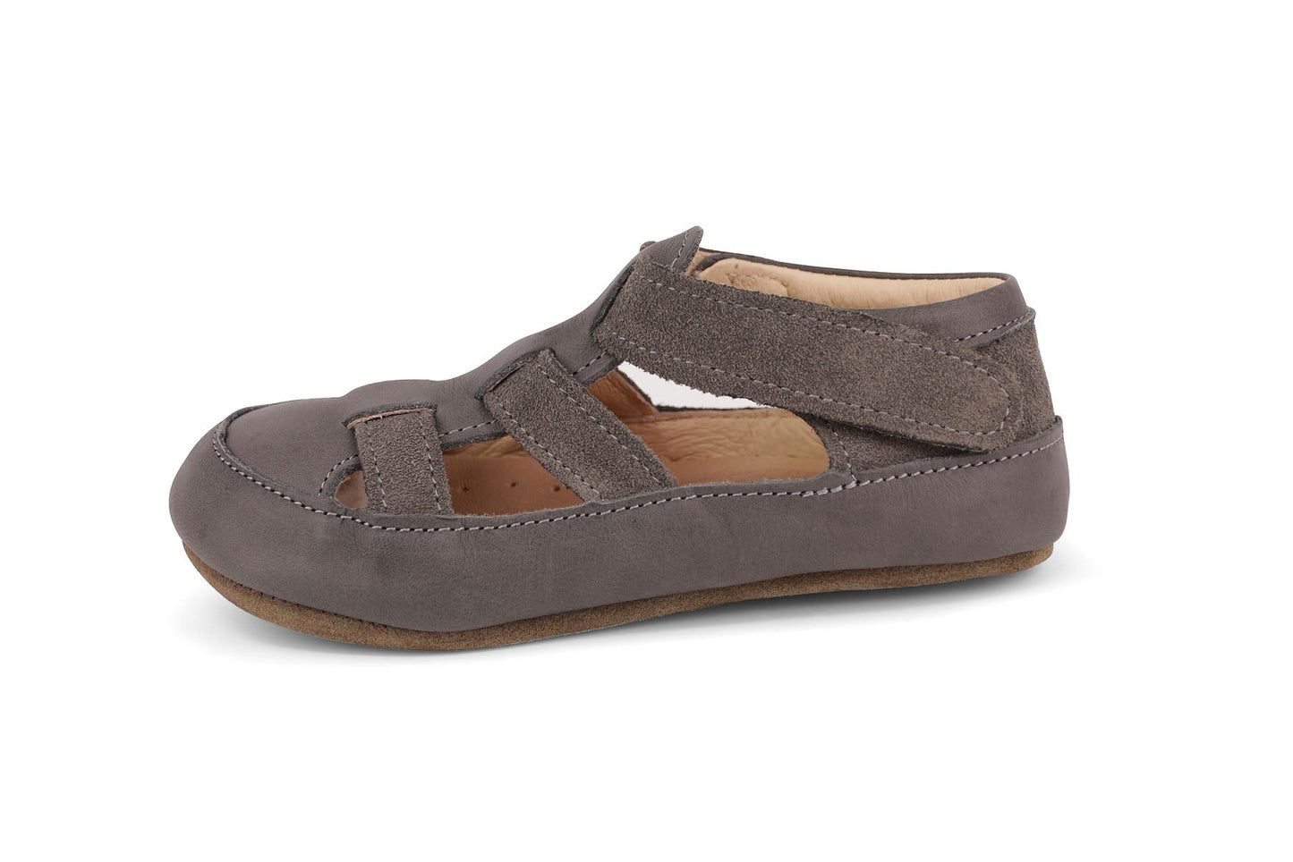Obex Helis Kinder Breite Hausschuhe - Grau